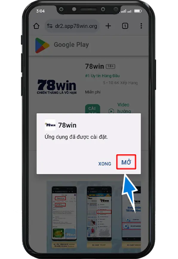 Bước 5 : Chọn mở tệp